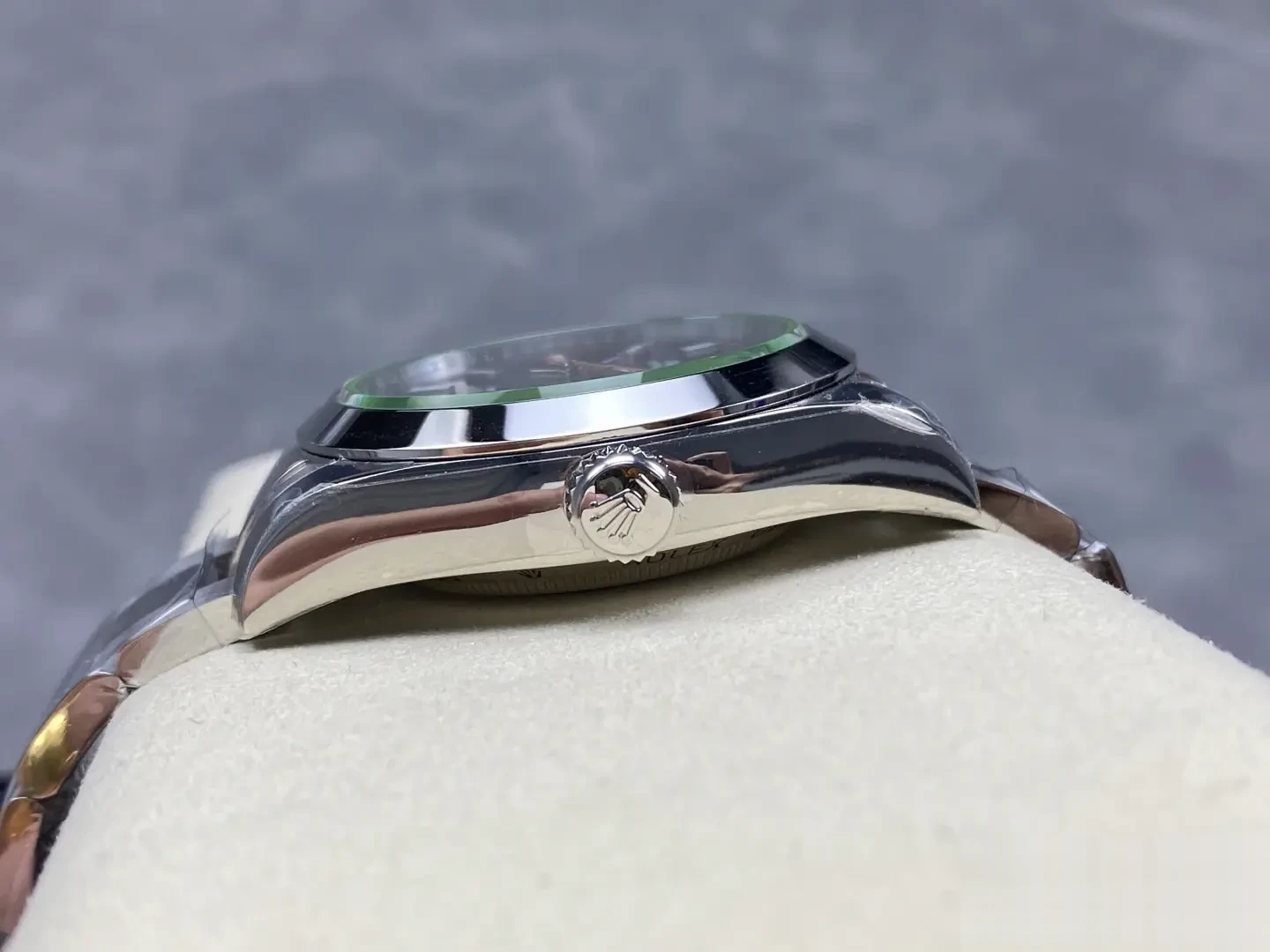 Rolex Milgauss 116400GV rolex clone 40mm — wrist shot