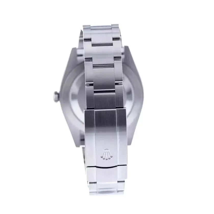 Rolex Oyster Perpetual 124200 miyota replica black dial — caseback detail