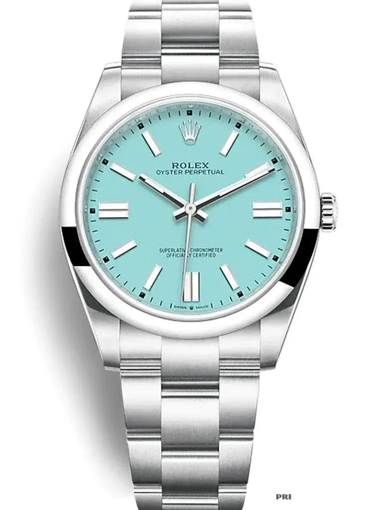 Rolex Oyster Perpetual 124300 rolex clone 41mm — dial close-up