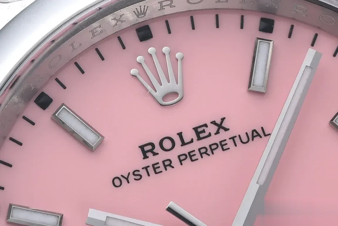 Rolex Oyster Perpetual 126000 rolex clone — dial close-up