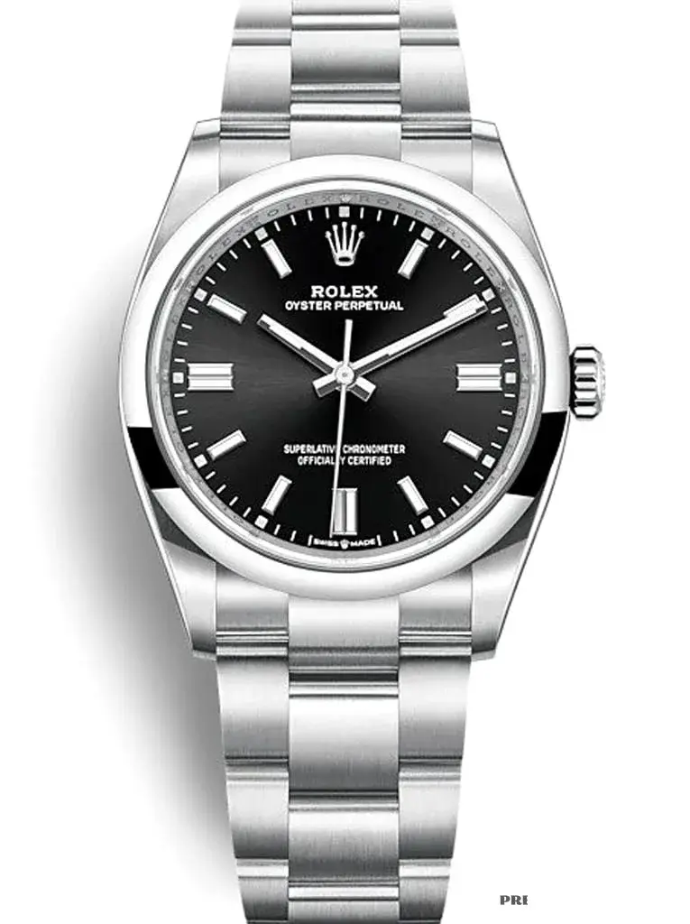Rolex Oyster Perpetual 126000 miyota replica 36mm — dial close-up
