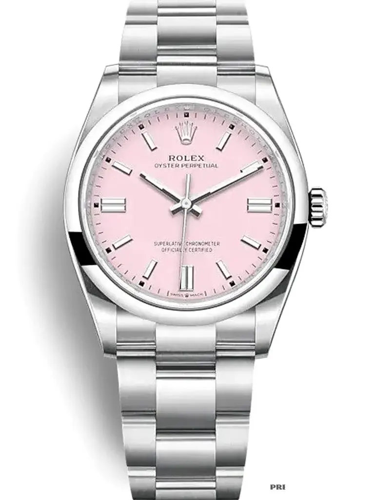Oyster Perpetual 126000 japanese automatic replica 36mm — dial close-up