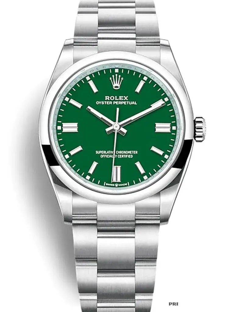 Rolex Oyster Perpetual 126000 rolex clone 36mm — dial close-up