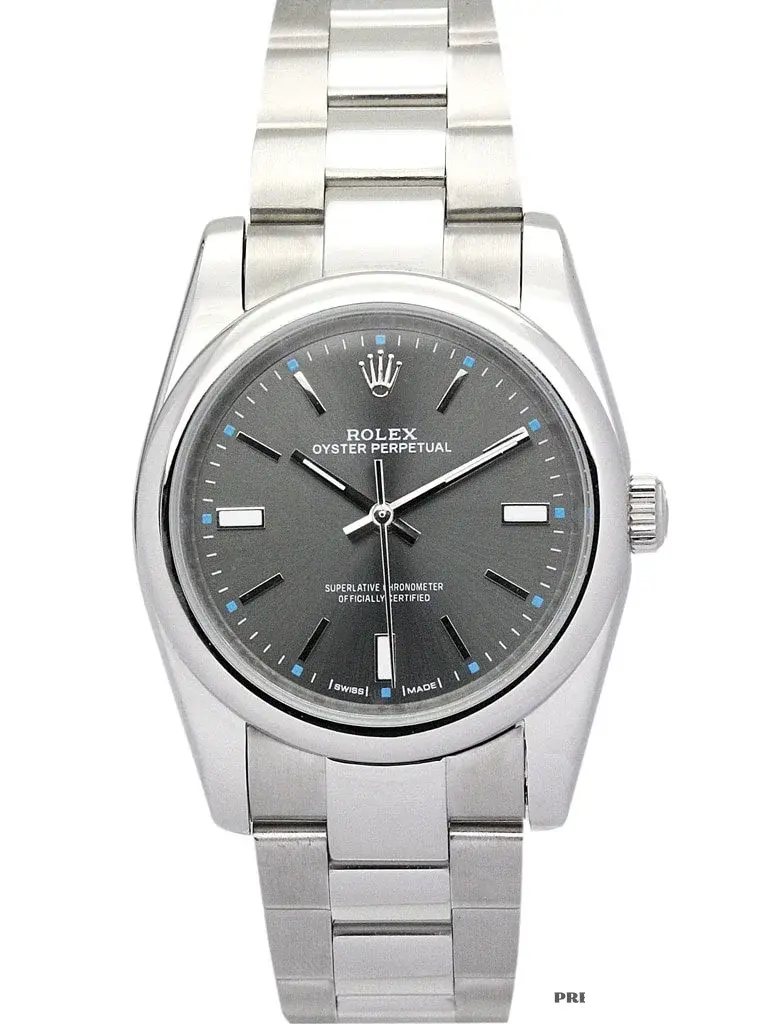 Rolex Oyster Perpetual 177200 rolex clone 31mm — dial close-up