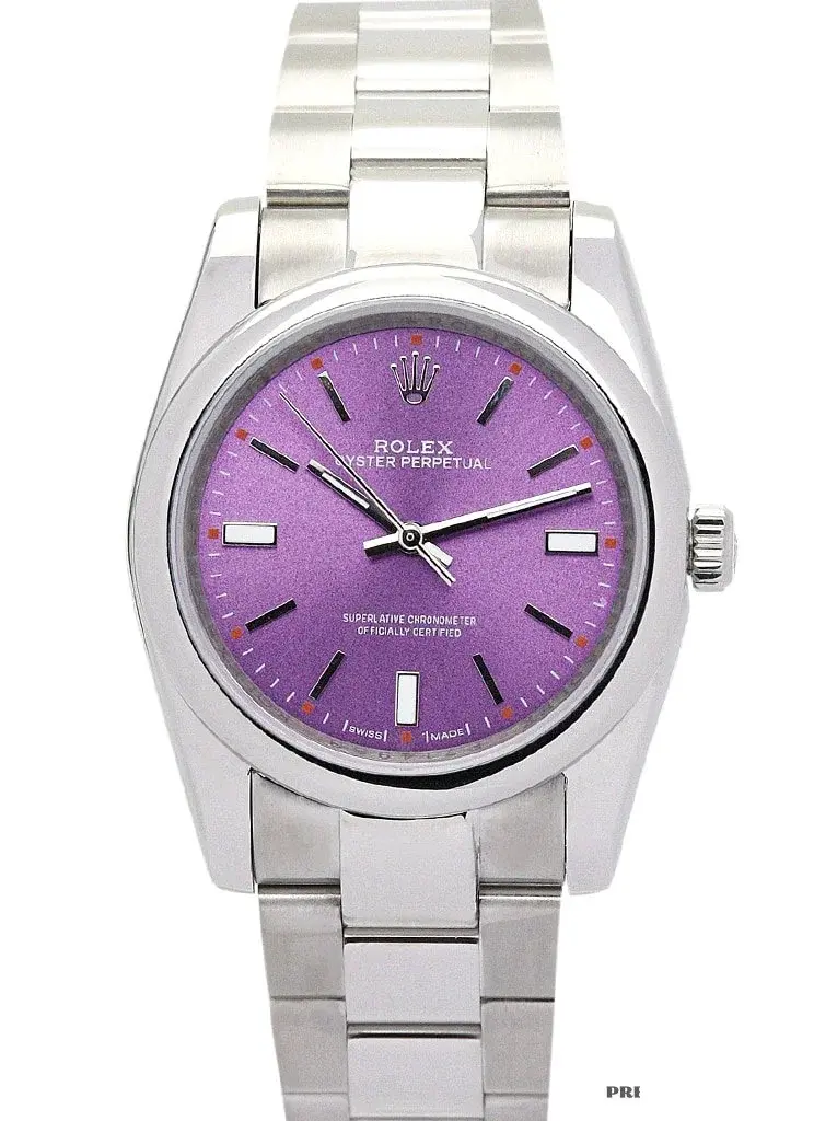 Oyster Perpetual 177200 japanese automatic replica 31mm — dial close-up