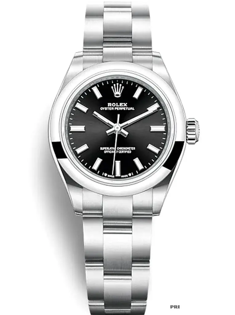Rolex Oyster Perpetual 276200 replica 28mm — dial close-up
