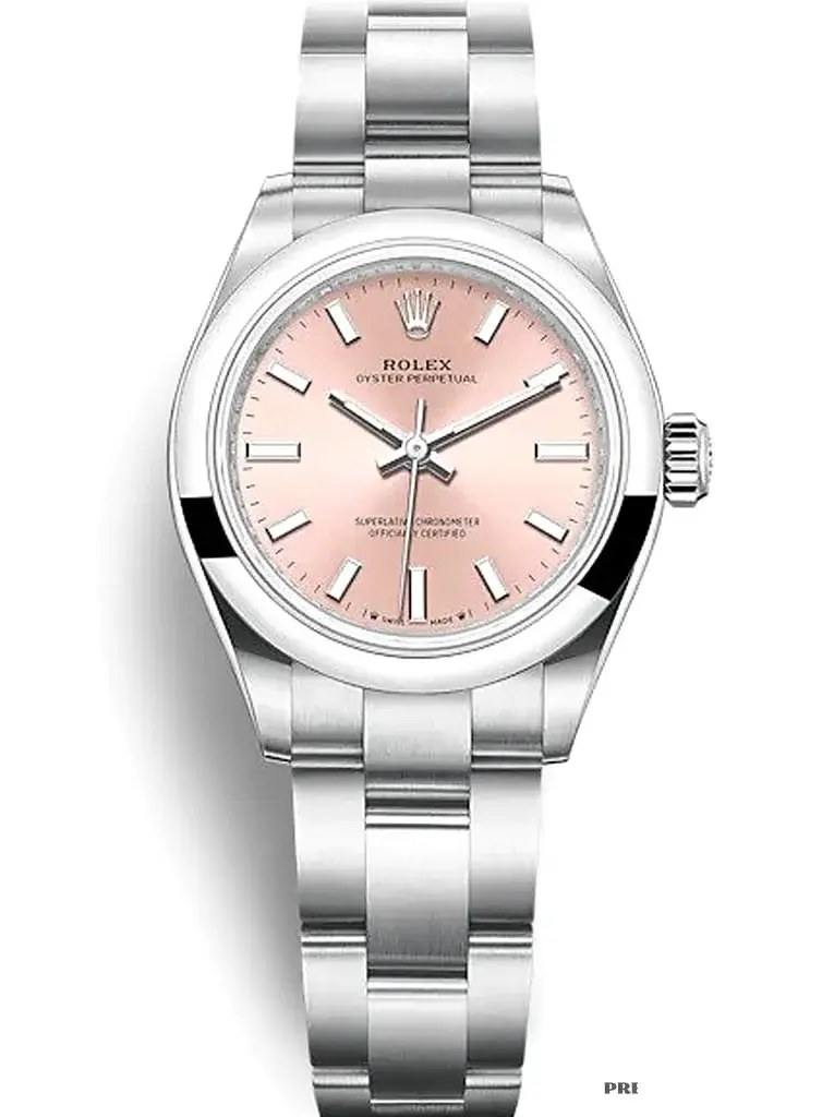 Oyster Perpetual 276200 japanese automatic replica 28mm — dial close-up