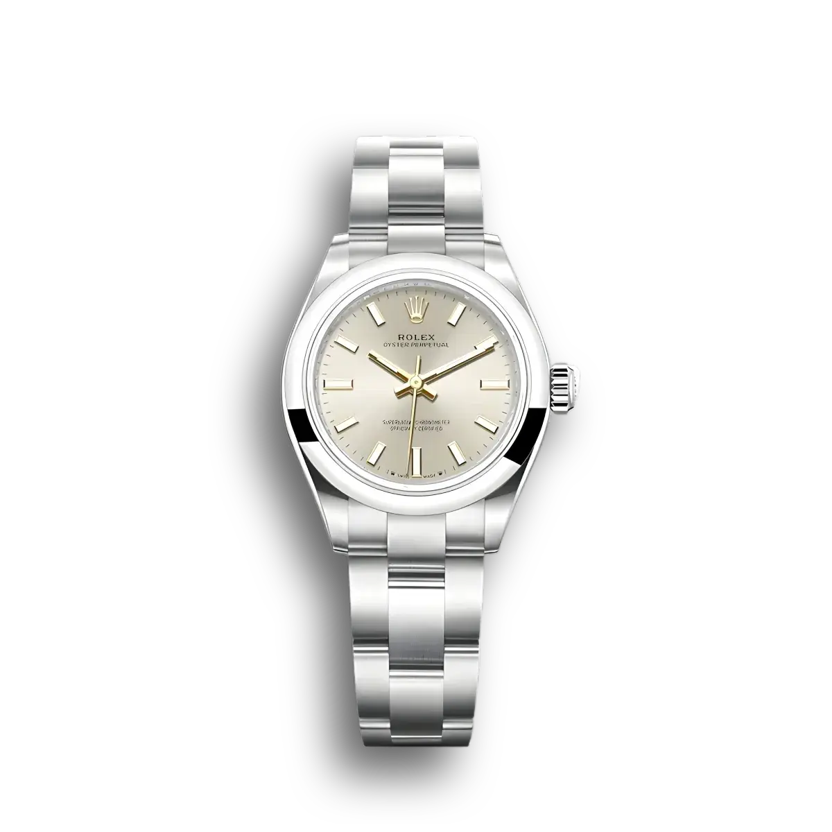 Rolex Oyster Perpetual Lady 28mm Silver Dial 276200 replica watch