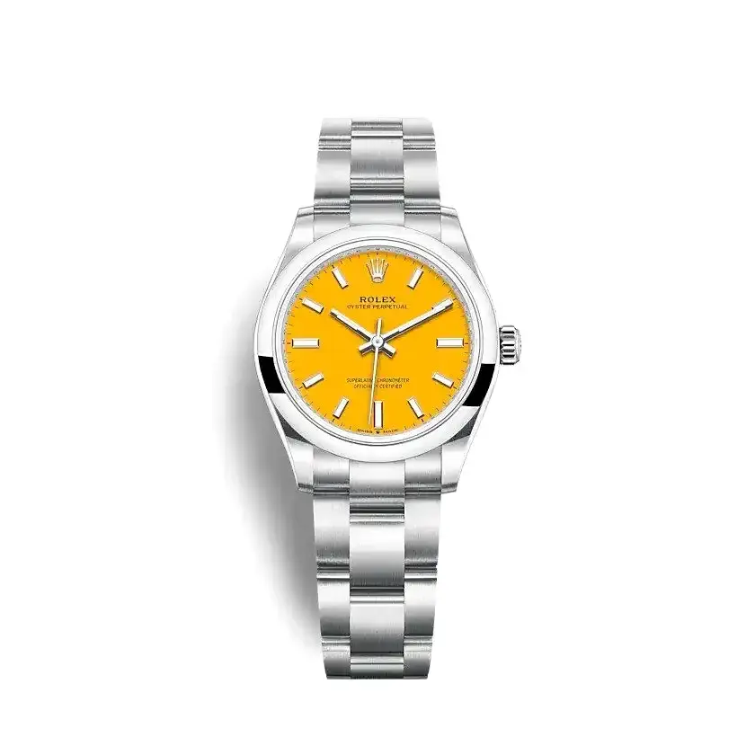 Oyster Perpetual 31mm Yellow Dial 277200 replica watch