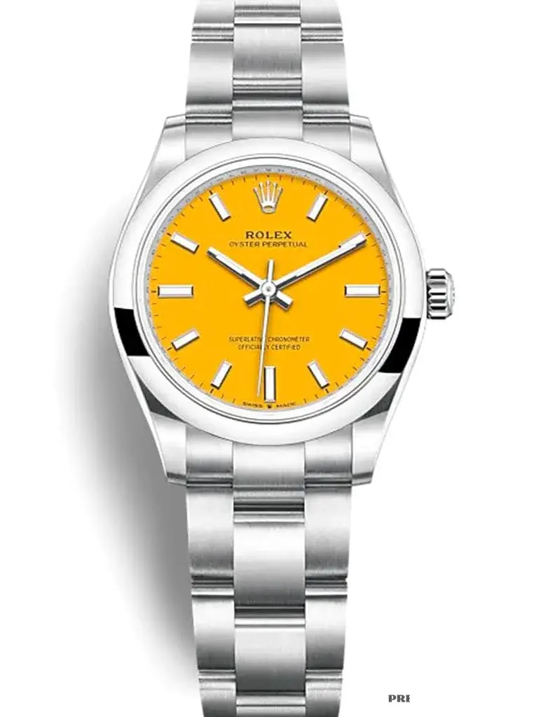 Rolex Oyster Perpetual 277200 rolex clone 31mm — dial close-up