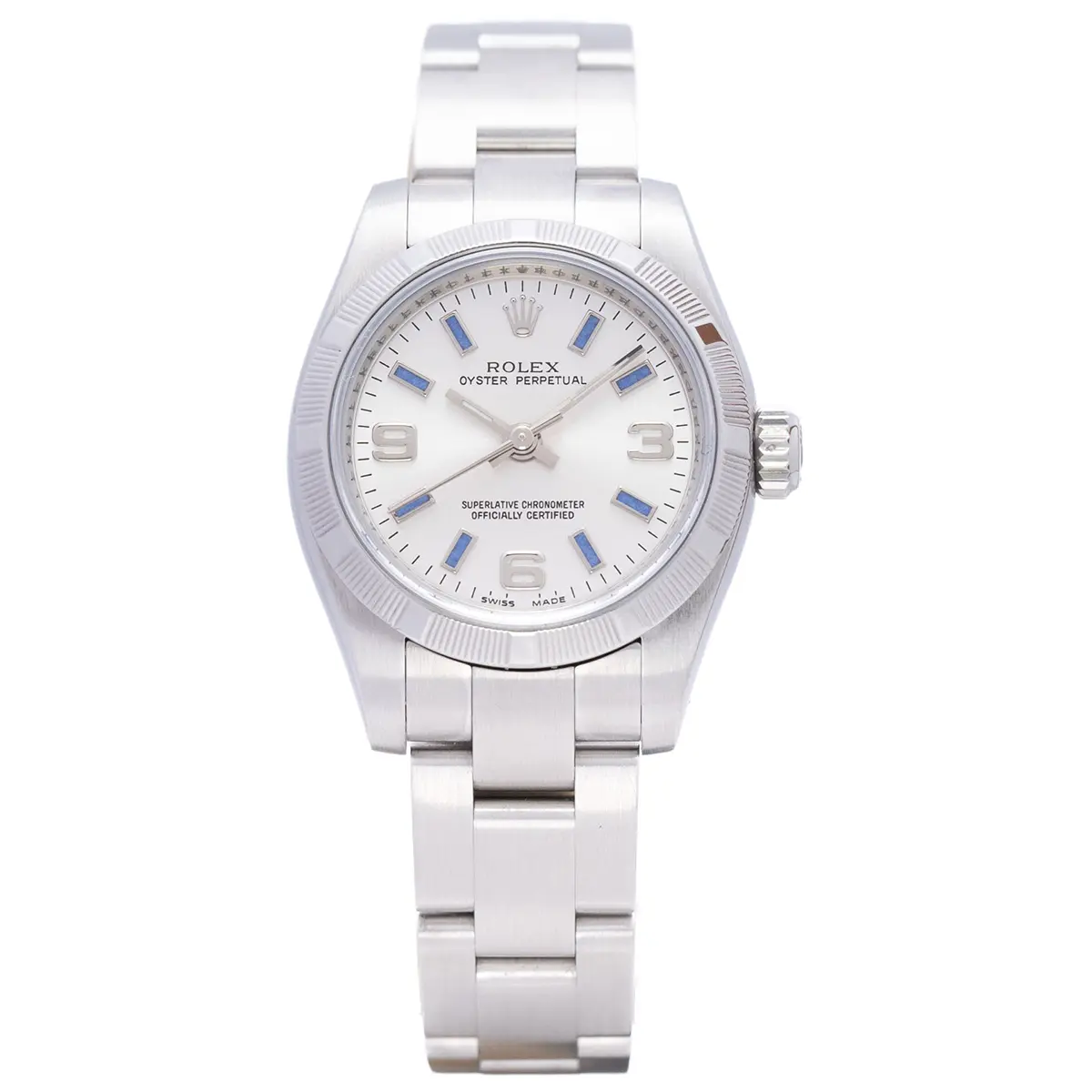 Rolex Oyster Perpetual 176210 replica 26mm — dial close-up