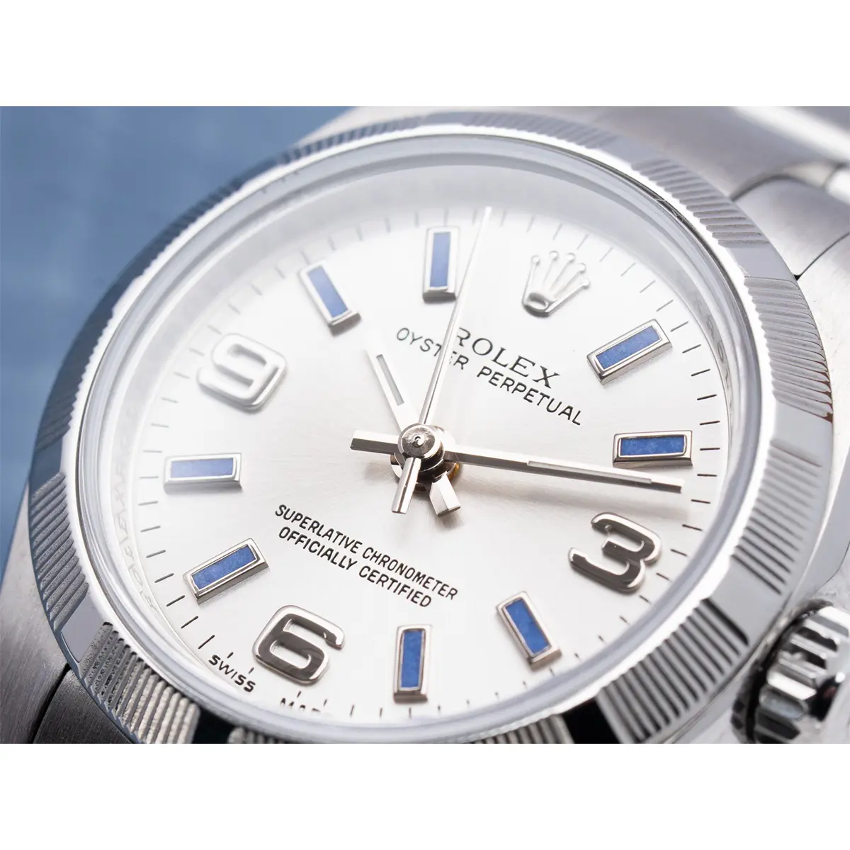 Oyster Perpetual 176210 rolex replica — side profile
