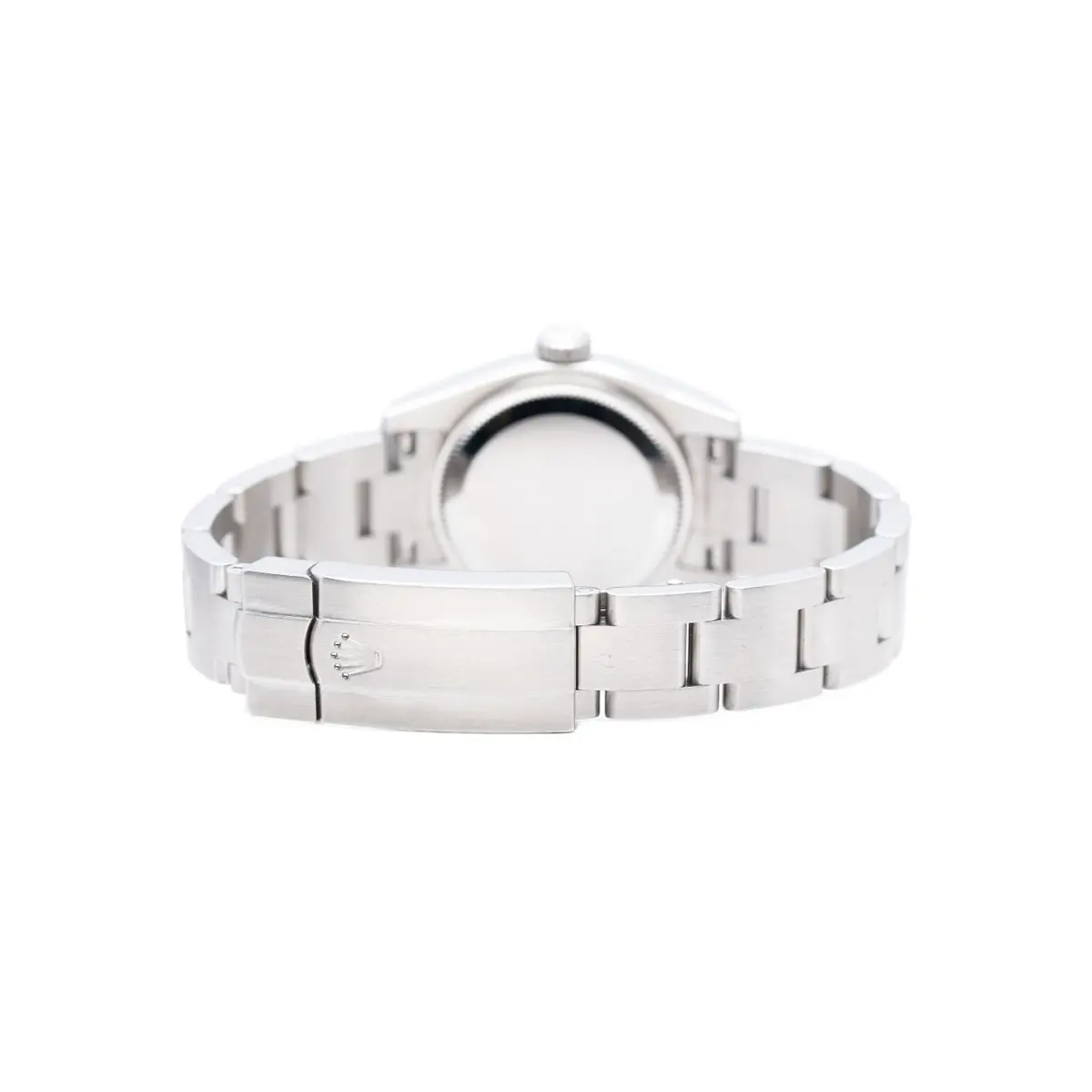Oyster Perpetual 176210 japanese automatic replica silver dial — bezel macro