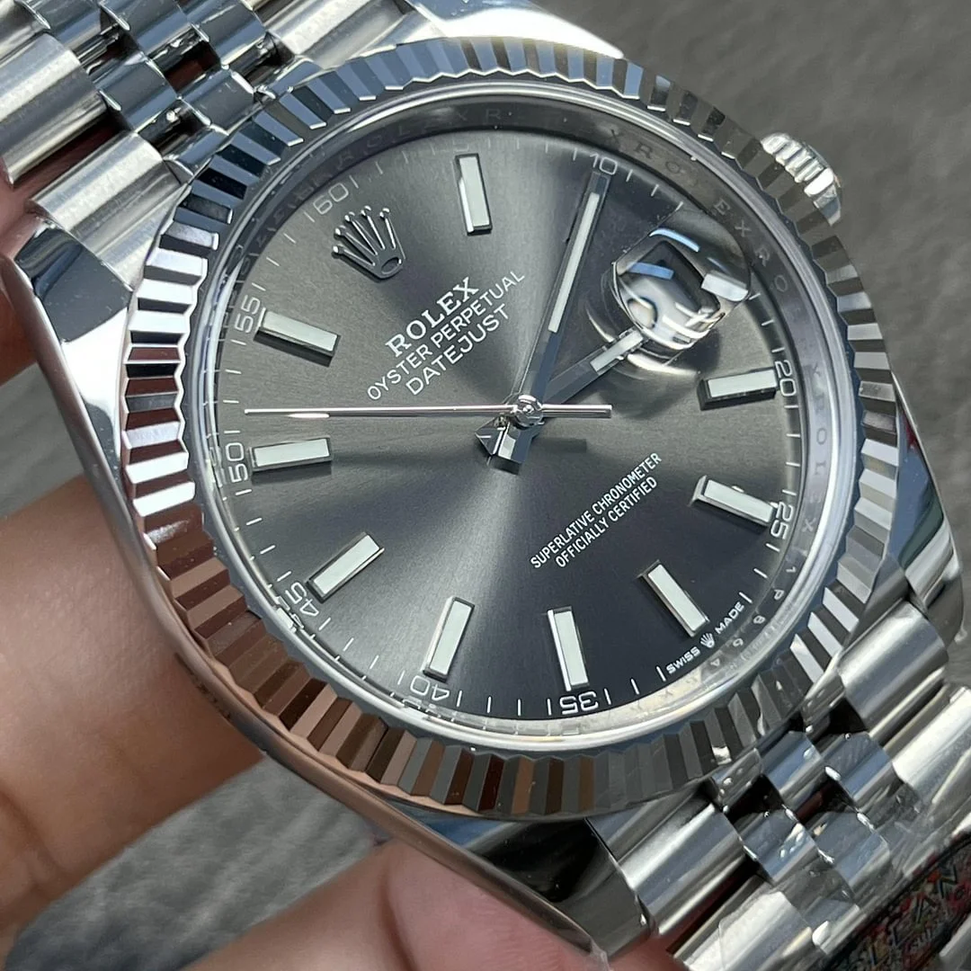 Datejust 126334 rolex copy 41mm — dial close-up
