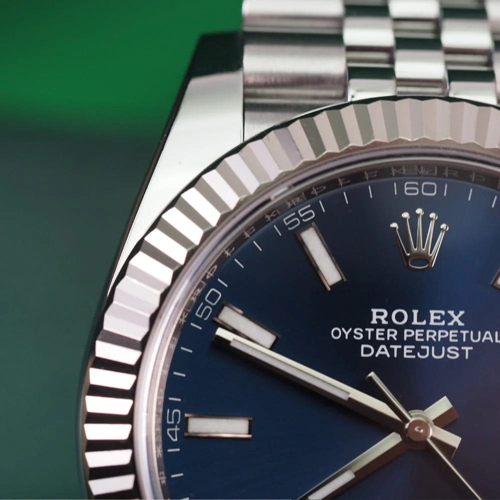 Rolex Datejust 126334 replica 41mm — dial close-up