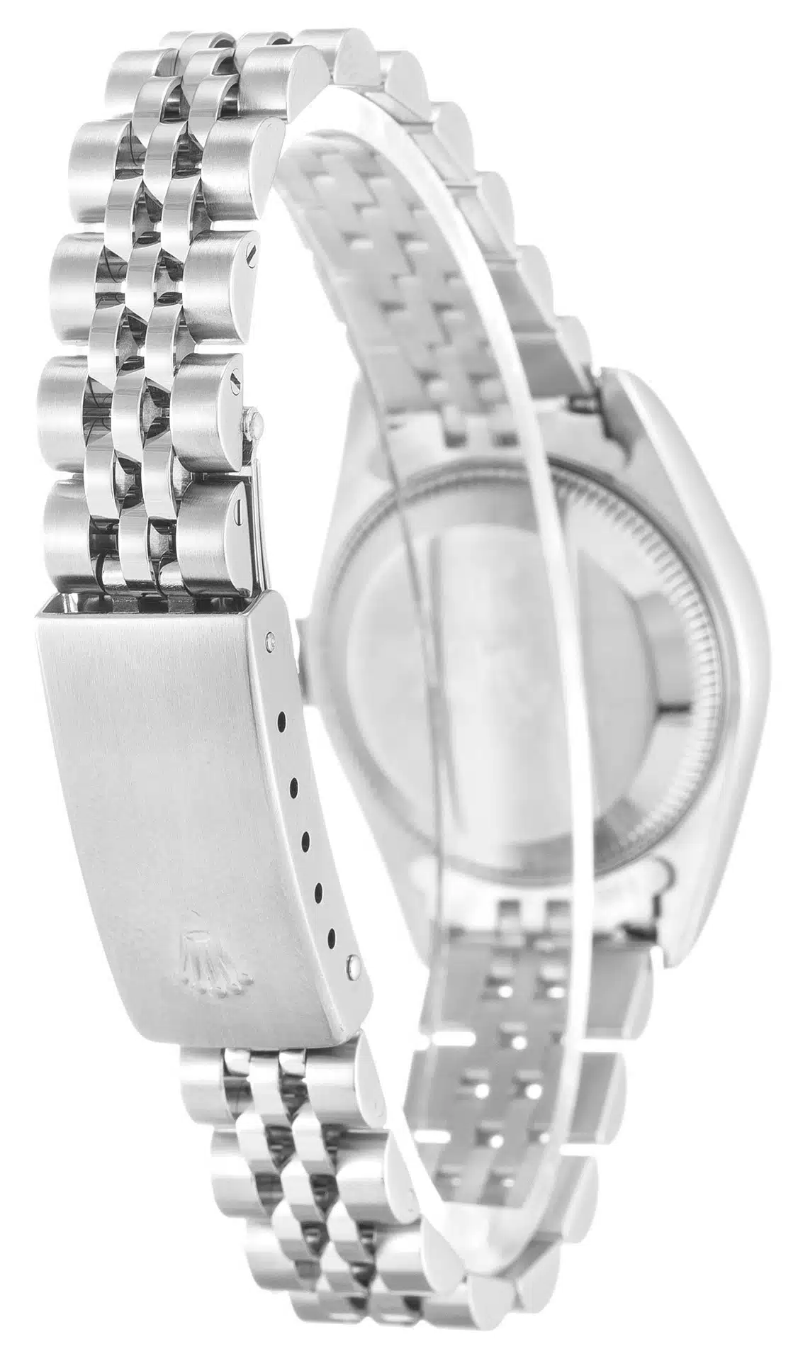 Lady-Datejust 79174 rolex replica white dial — caseback detail