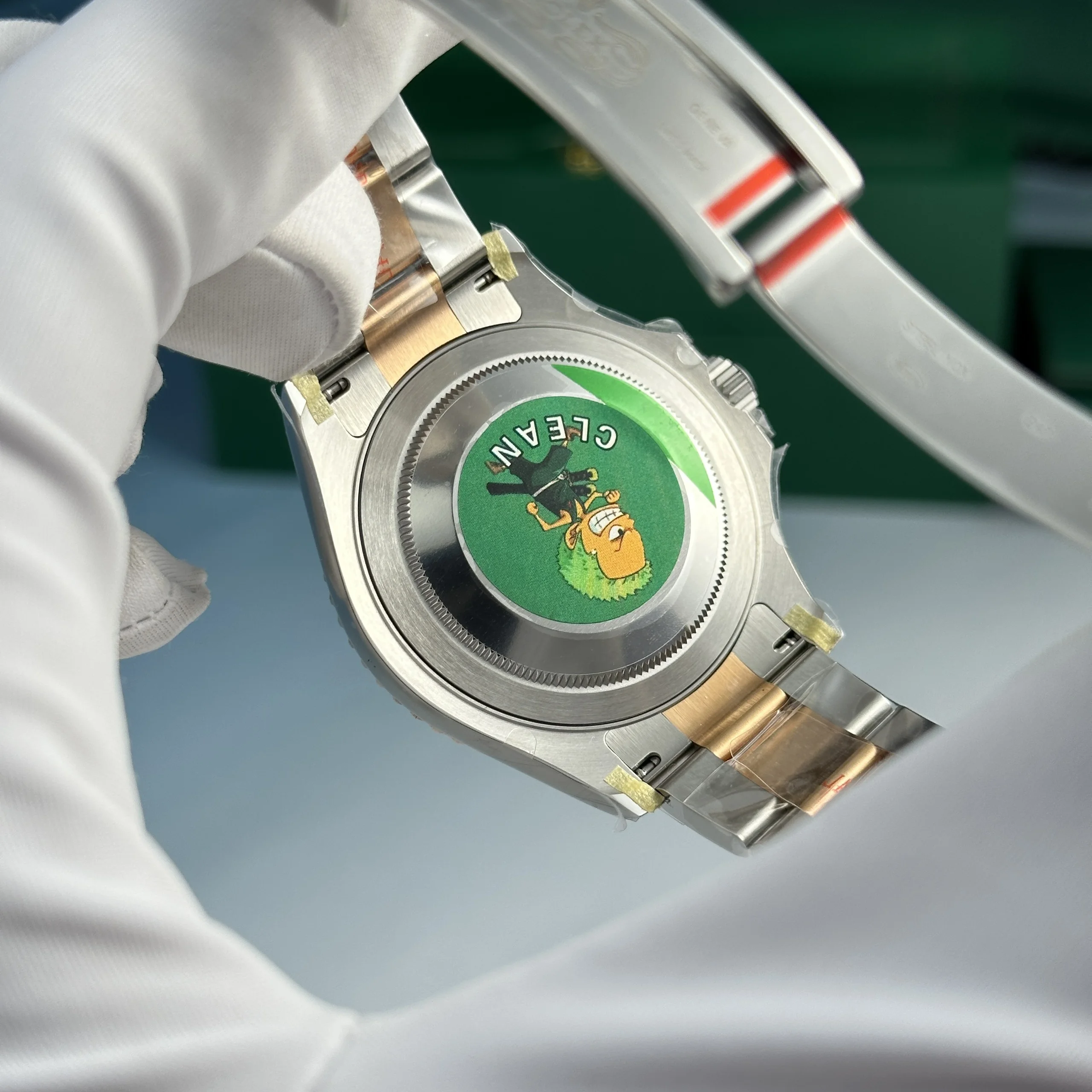 Yacht-Master 126621 rolex copy chocolate dial — caseback detail