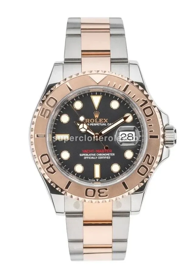 Rolex Yacht-Master 126621 replica chocolate dial — front view