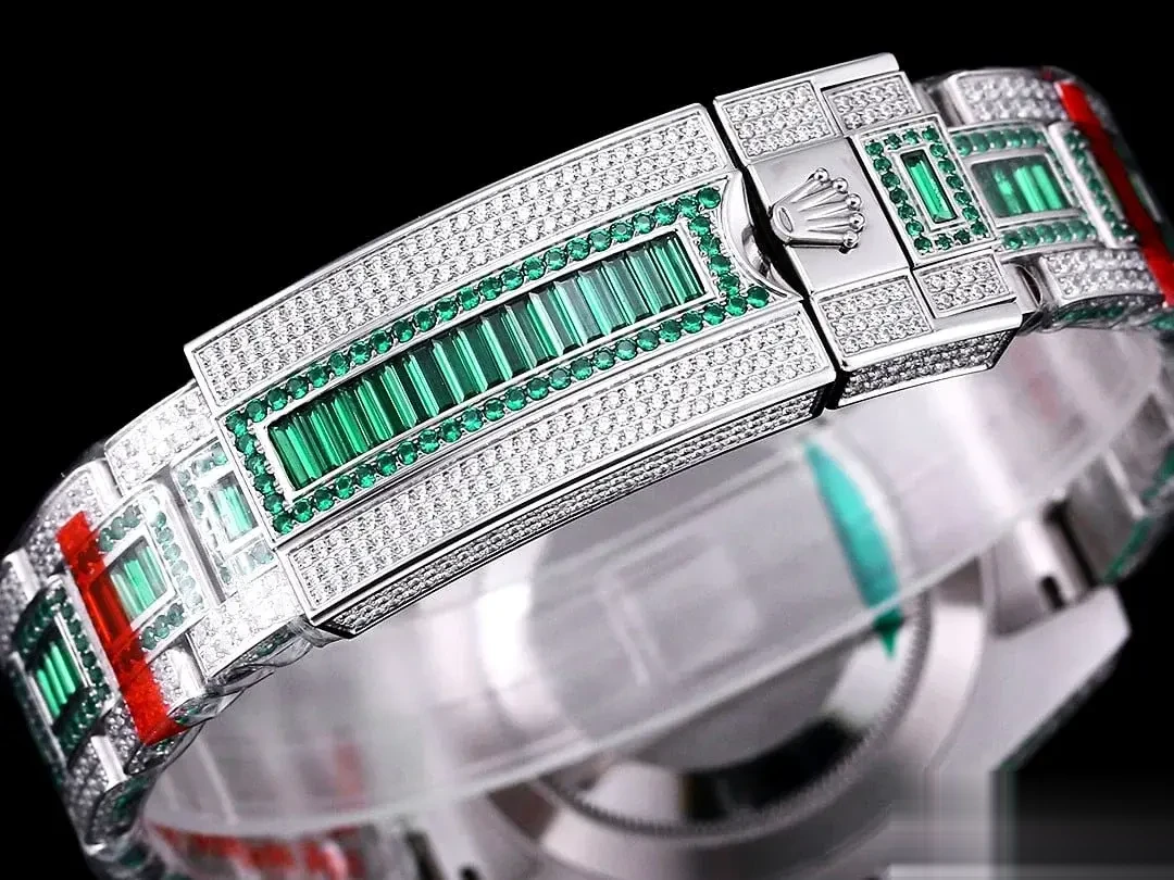 Submariner 116610LV rolex copy black dial — bezel macro