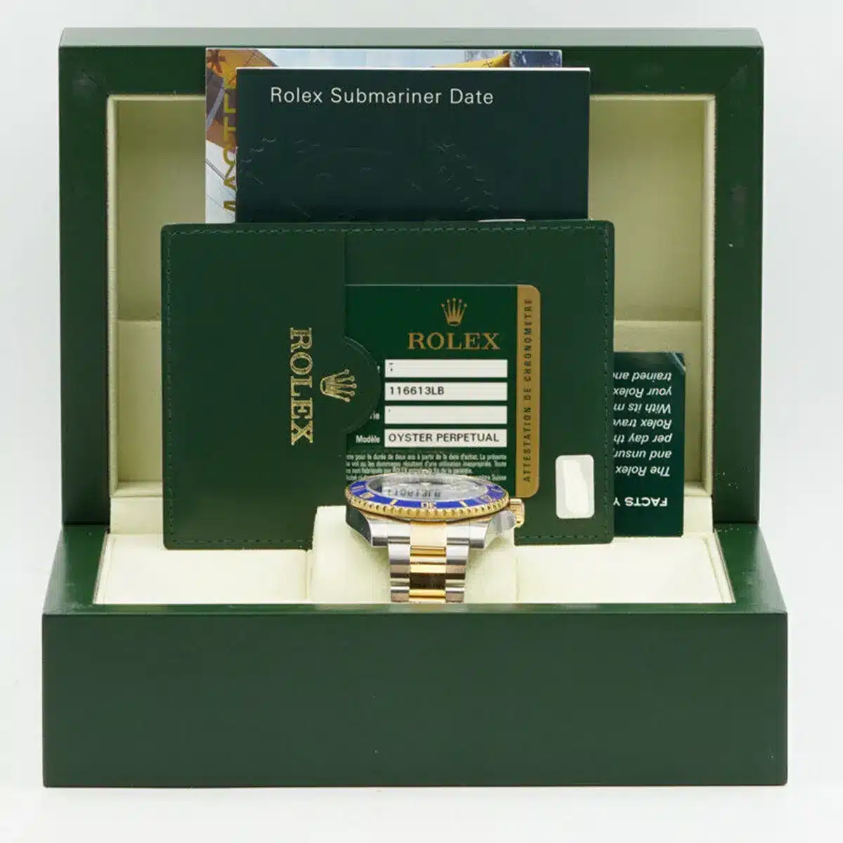Rolex Submariner 116613LB rolex clone — bracelet detail