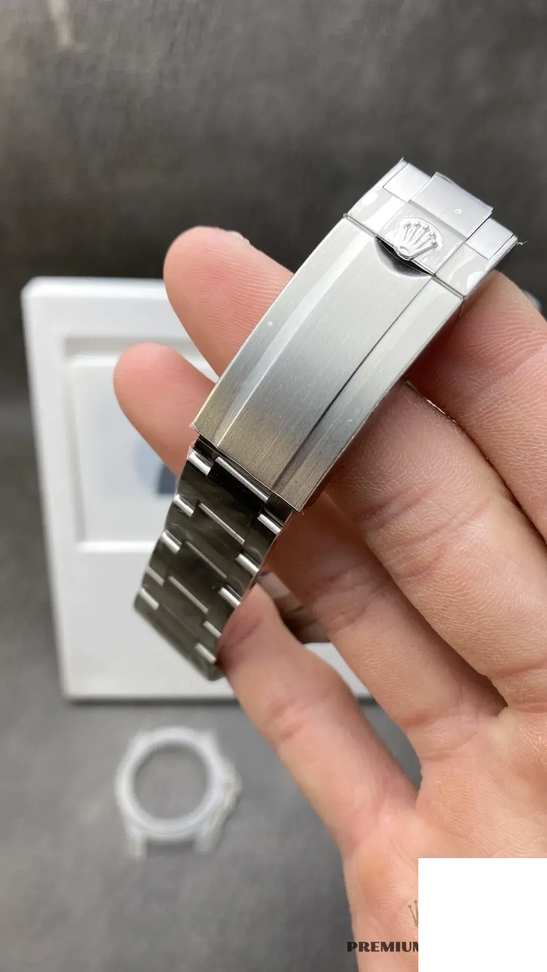 Rolex Submariner 124060 miyota replica — dial close-up
