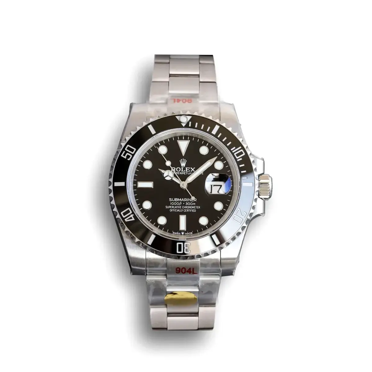 Rolex Submariner 126610 miyota replica black dial — front view