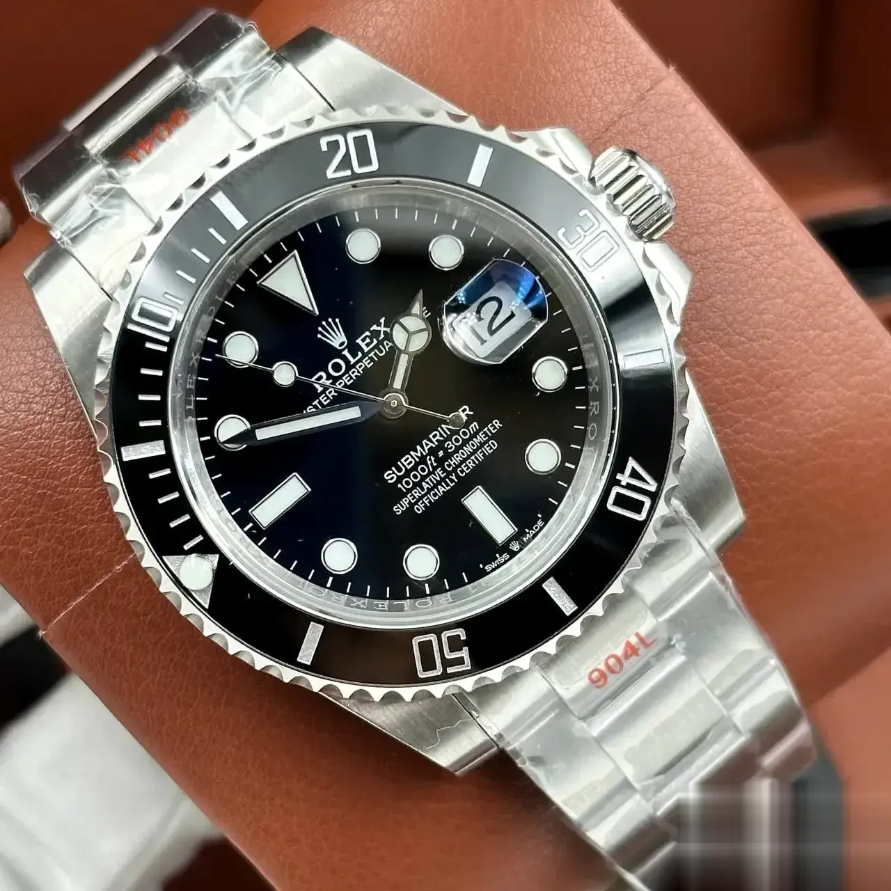 Rolex Submariner 126610 replica — side profile