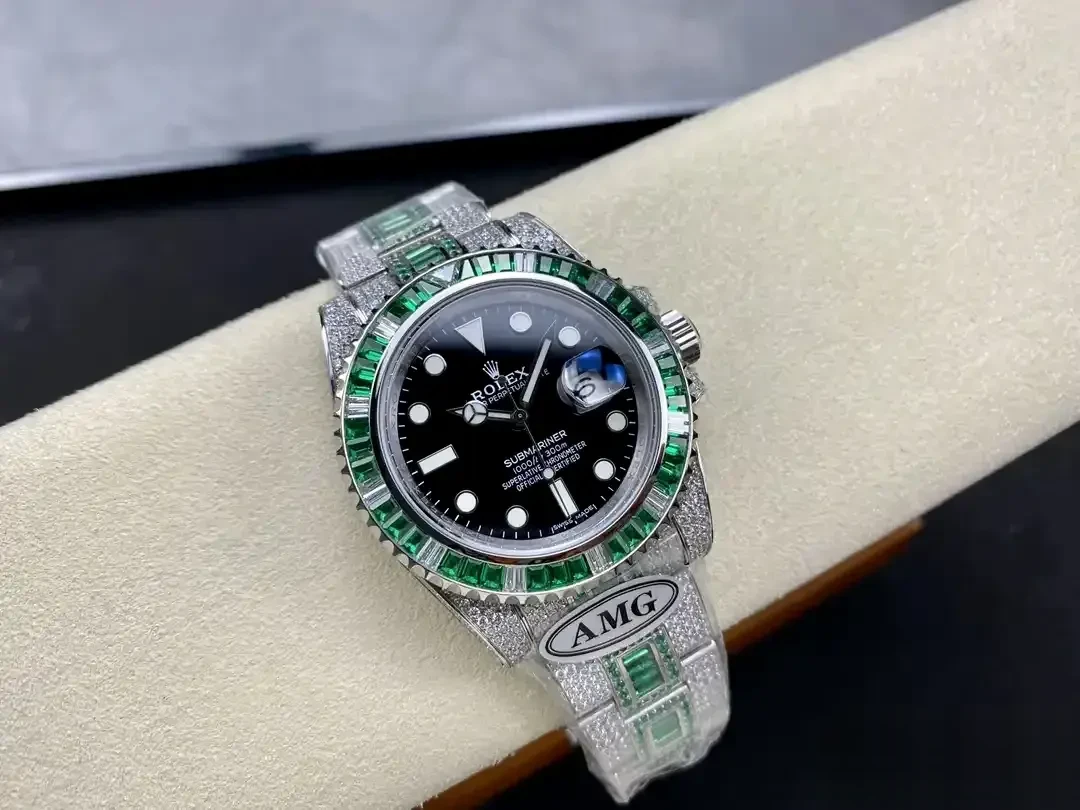 Rolex Submariner 126610LV rolex clone 41mm — wrist shot
