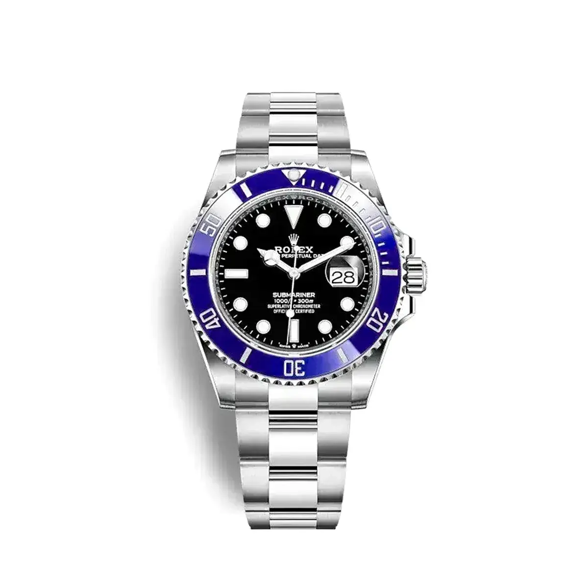 Submariner 126619LB Cookie Monster japanese automatic replica black dial — front view