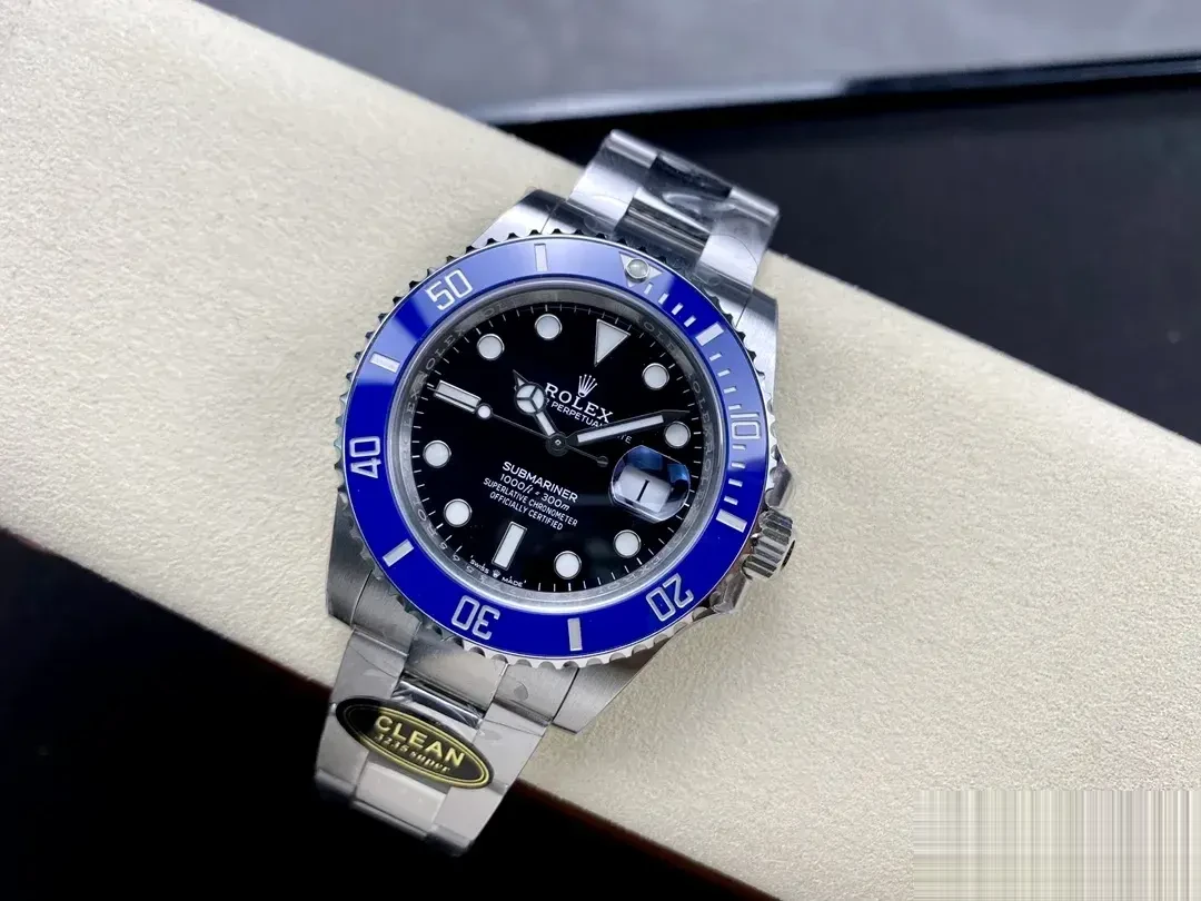 Submariner 126619LB japanese automatic replica black dial — bezel macro