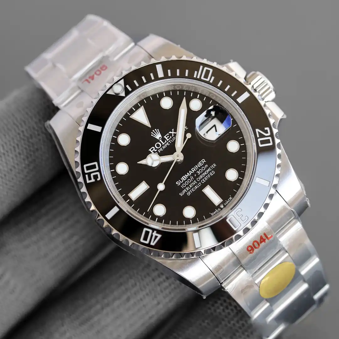 Submariner 126610LN japanese automatic replica 41mm — dial close-up