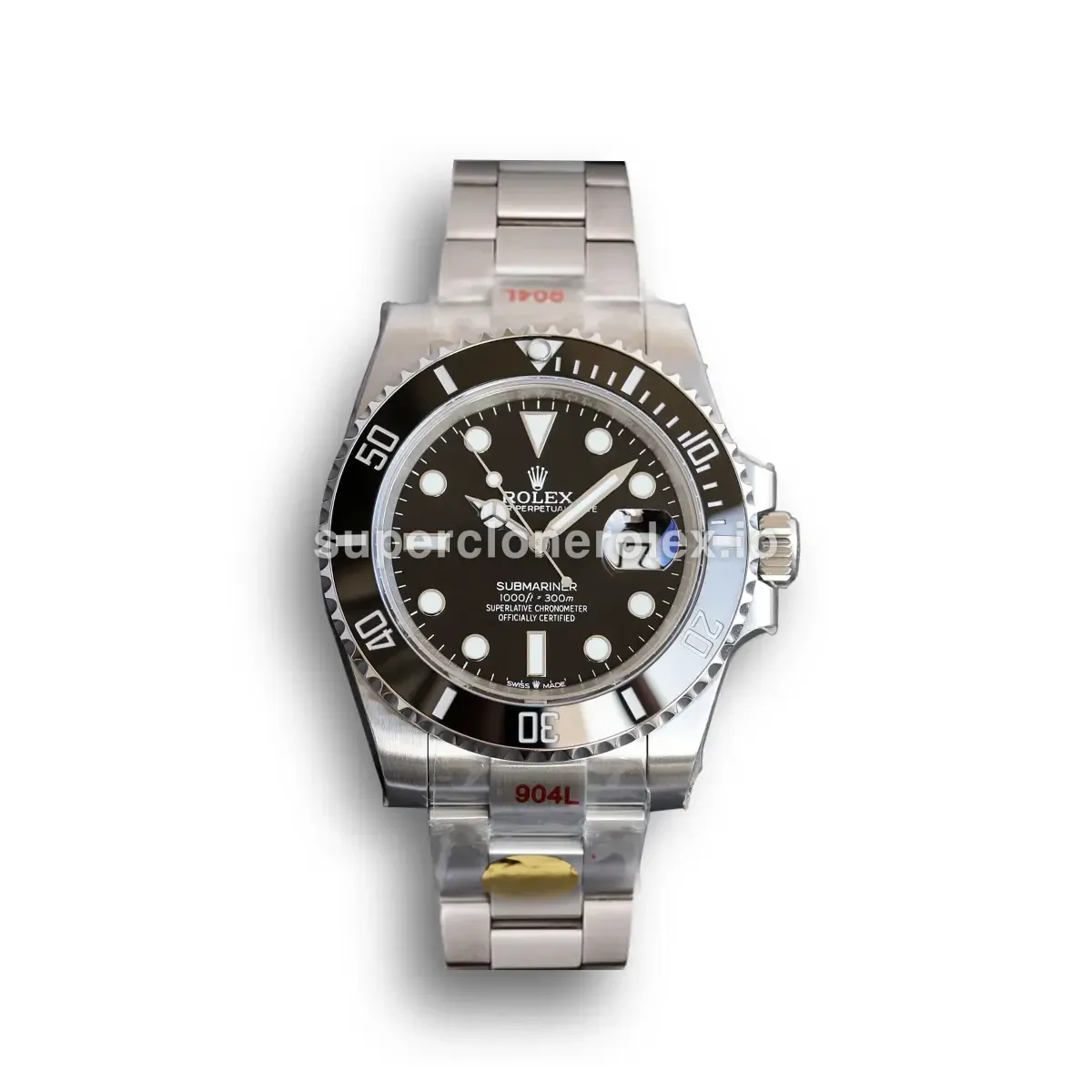 Rolex Submariner 126610LN miyota replica black dial — front view