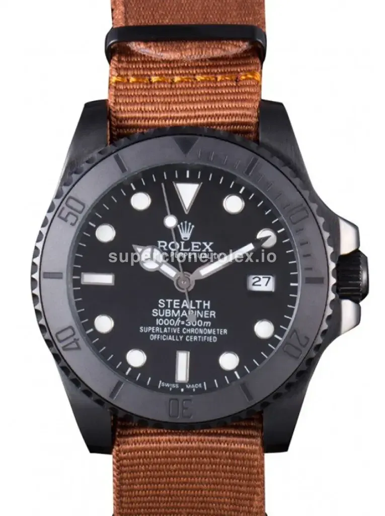 Rolex Submariner 621388 rolex clone black dial — front view