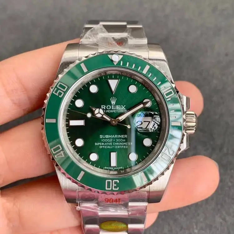 Rolex Submariner 116610LN replica 40mm — dial close-up