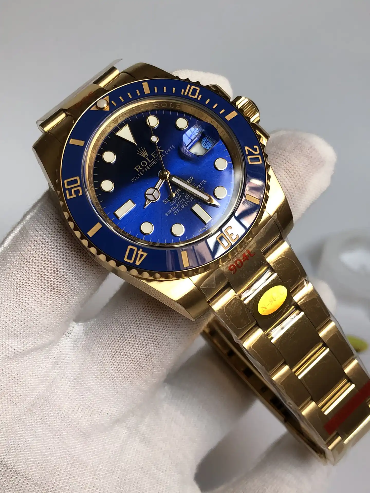 Rolex Submariner 116610LN replica 40mm — wrist shot