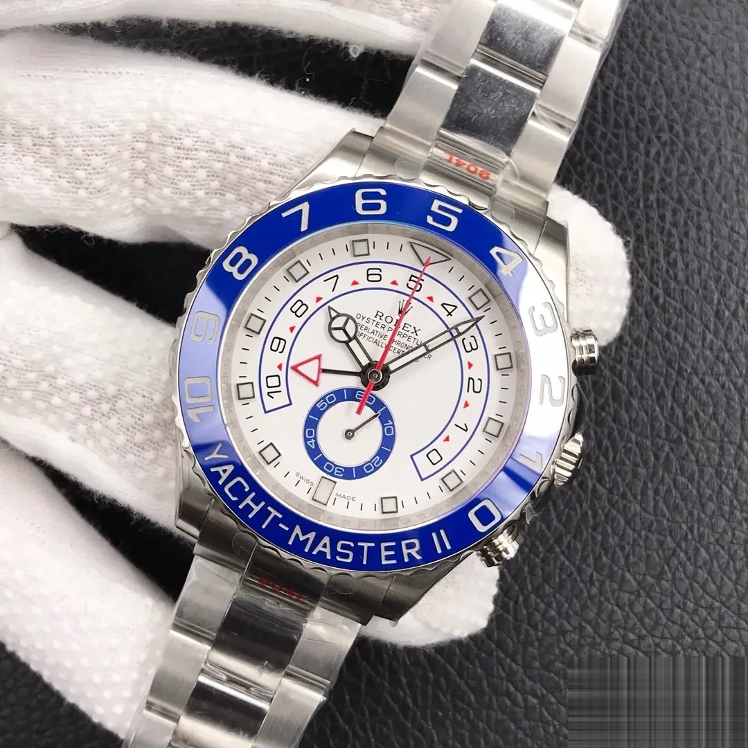 Yacht-Master 116680 rolex replica white dial — caseback detail