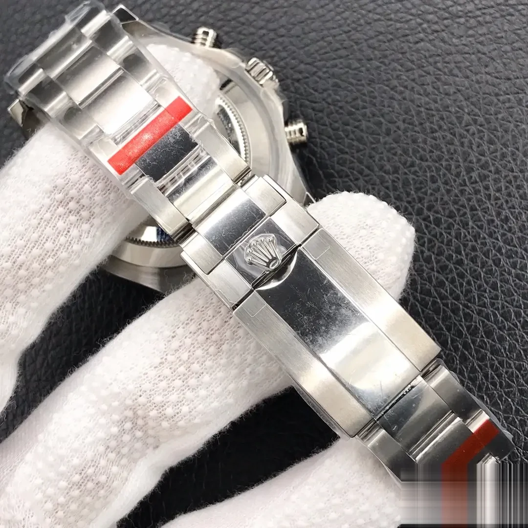 Rolex Yacht-Master 116680 miyota replica white dial — bezel macro