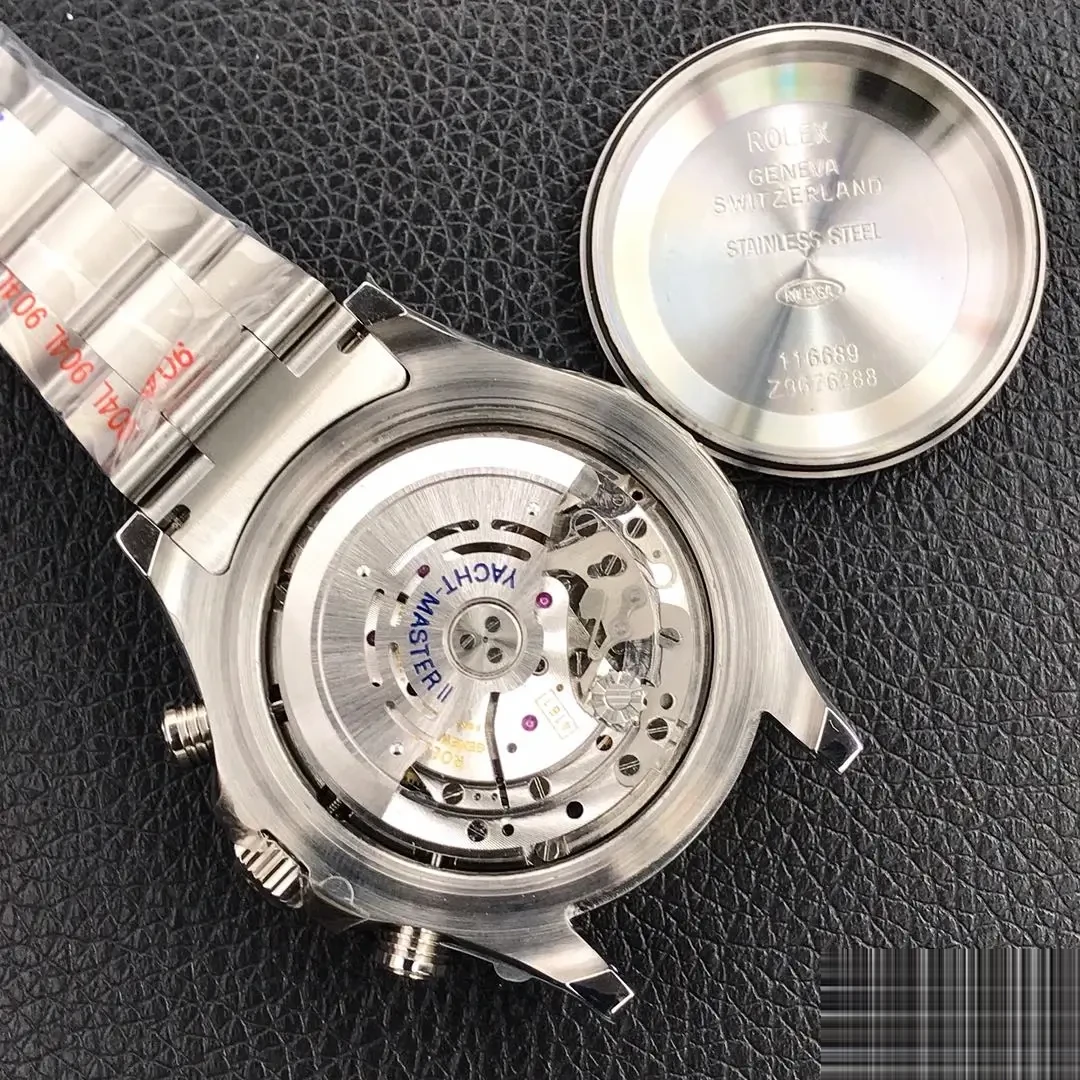 Rolex Yacht-Master 116680 replica — lume shot