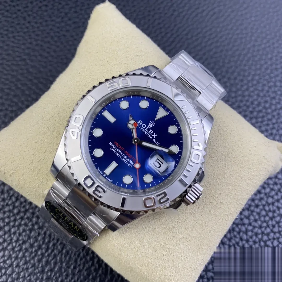 Yacht-Master 126622 japanese automatic replica 40mm — crown and case detail