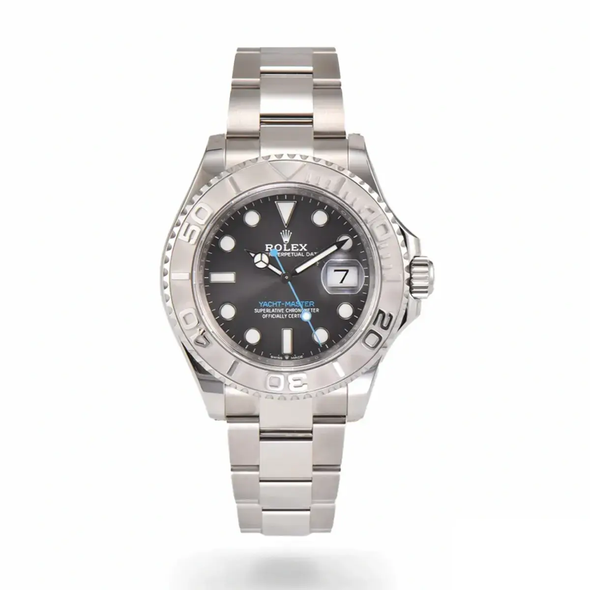 Rolex Yacht-Master 126622 miyota replica rhodium dial — front view