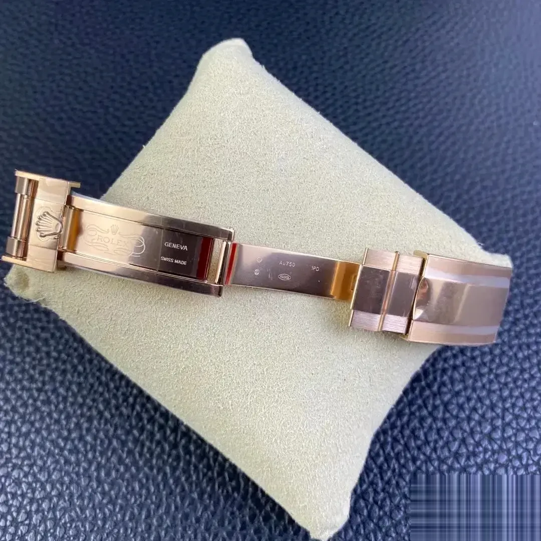 Rolex Yacht-Master 126655 miyota replica black dial — caseback detail