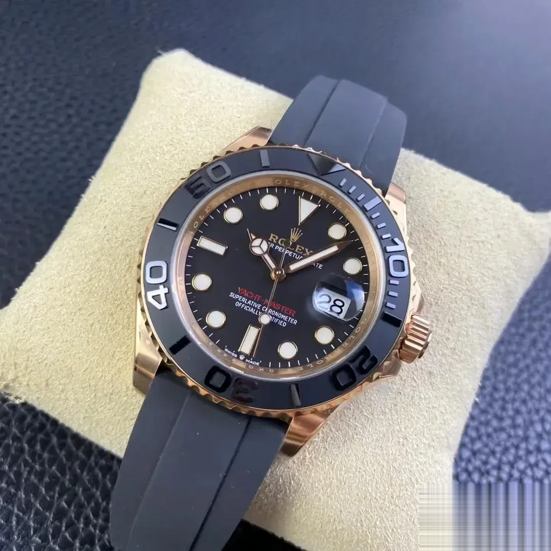 Rolex Yacht-Master 126655 rolex clone 40mm — crown and case detail