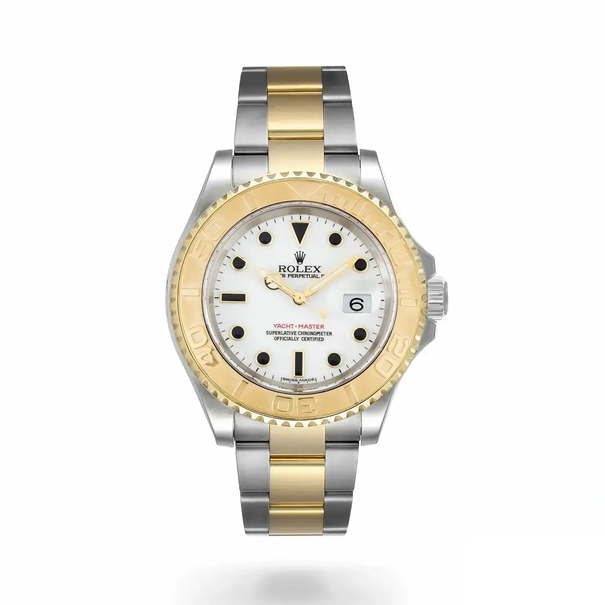 Rolex Yacht-Master 16623 replica silver dial — front view