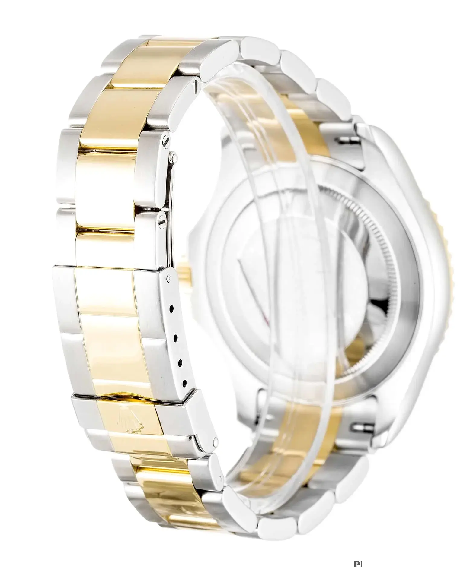 Yacht-Master 16623 rolex copy silver dial — caseback detail