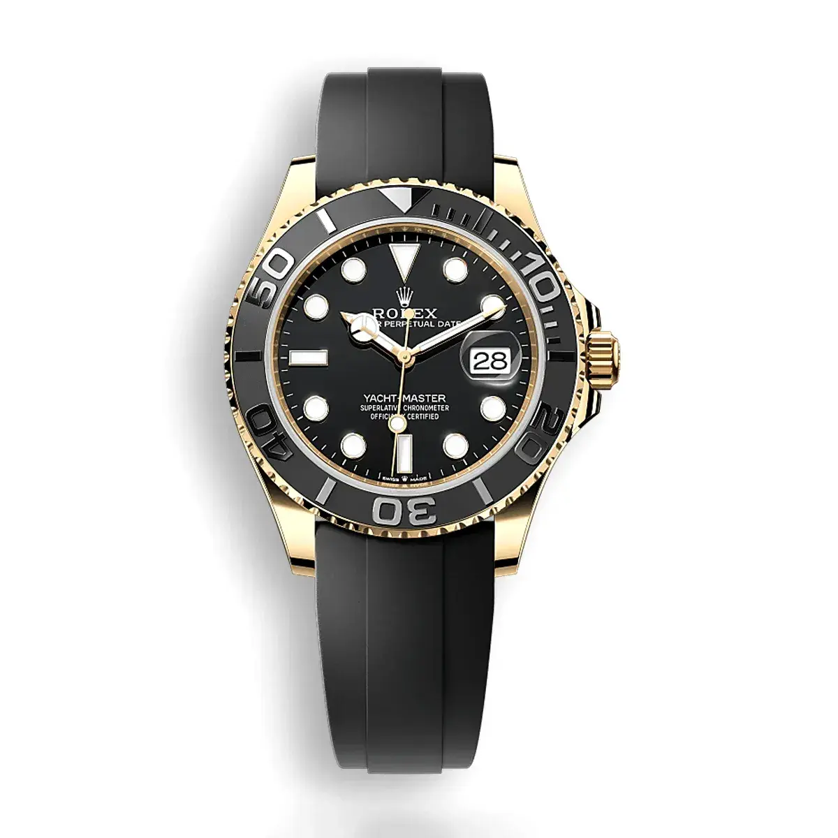 Yacht-Master 226658 rolex copy black dial — front view