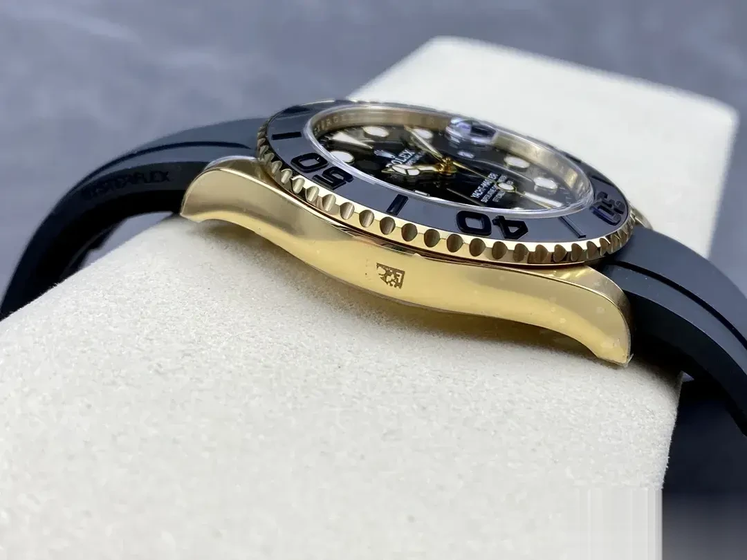 Yacht-Master 226658 rolex copy black dial — bezel macro