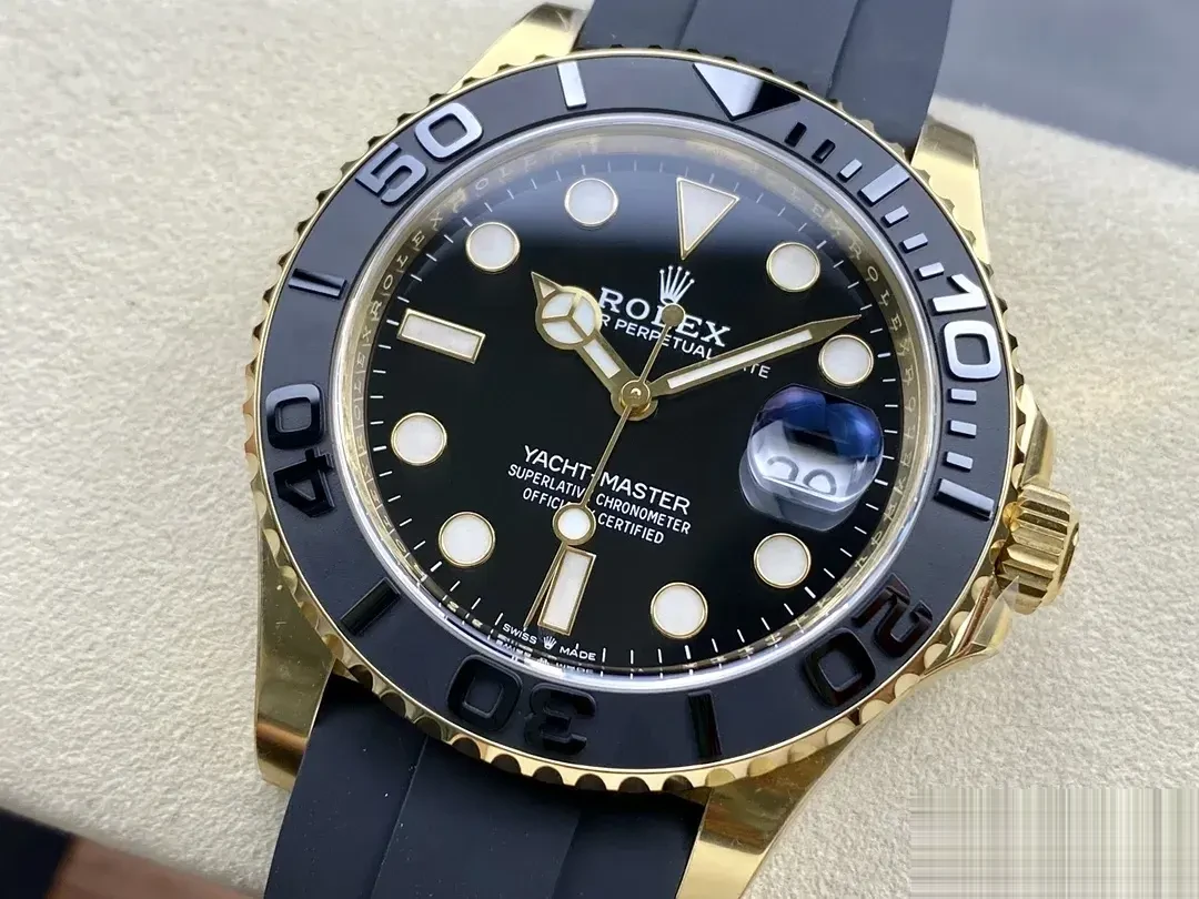 Rolex Yacht-Master 226658 miyota replica 42mm — crown and case detail