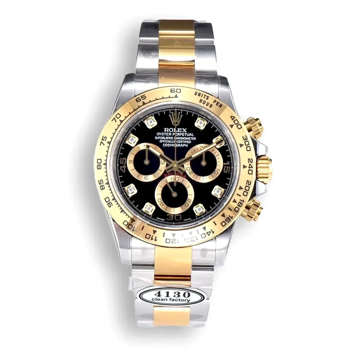 Rolex Daytona 116503 superclone black dial — front view