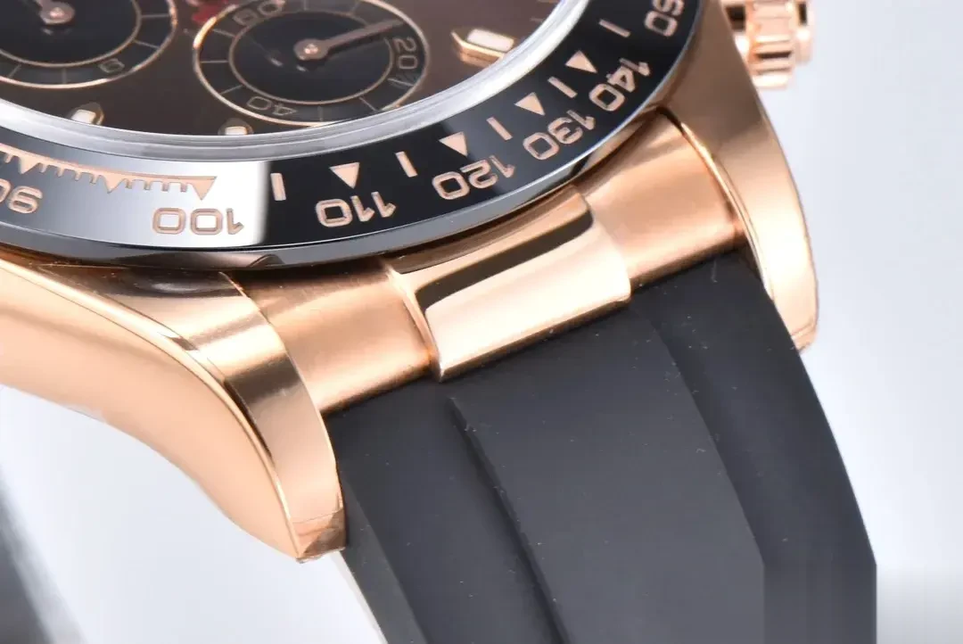 Daytona 116515LN super clone chocolate dial — angled view