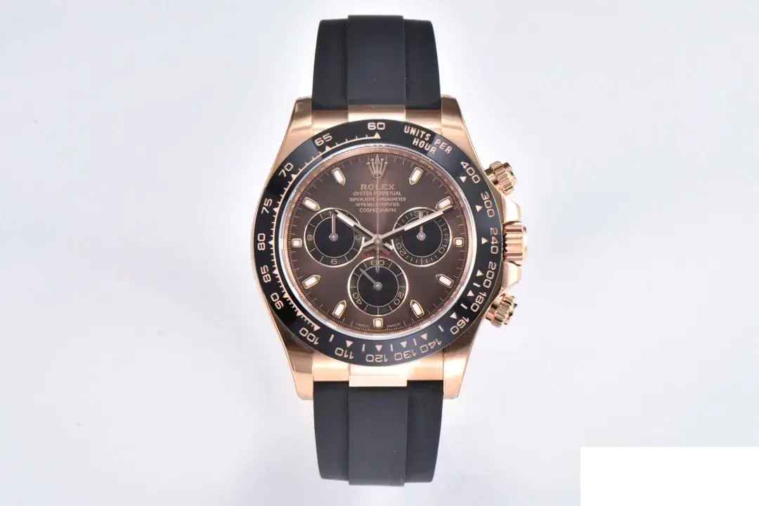Daytona 116515LN eta clone 40mm — crown and case detail